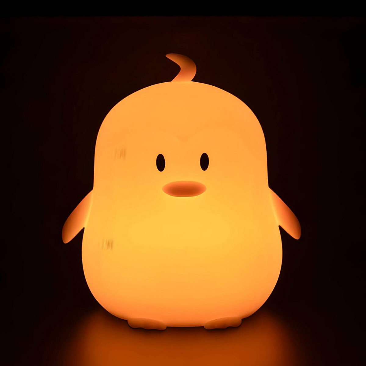 Veilleuse pingouin rechargeable multicolore ambiance douce